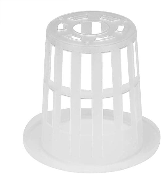 50 st Hydroponiska Nätkorgar i Plast för Plantering, Andningsbara
