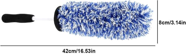 Mikrofiber Hjulrengøringsbørste Bil Hjulfælg Børste Mikrofiber