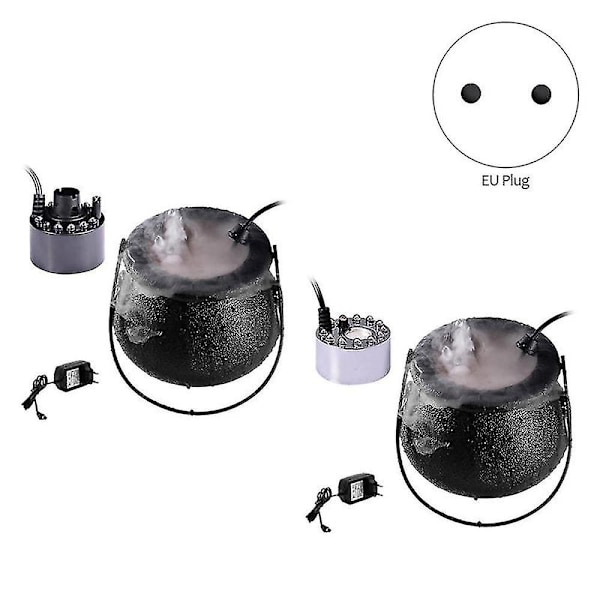 Halloween Rök Maskin Led Luftfuktare Dimma Mist Maker Färgförändring