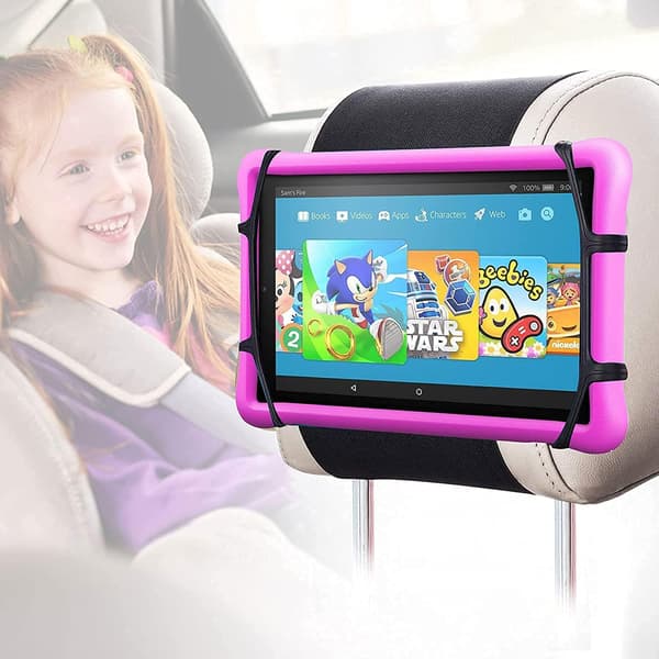 Auton tablettiteline, auton pääntuen silikoniteline, universaali auto