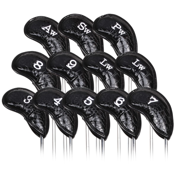 12 kpl/setti Golf-varren suojakotelot PVC-rautavarsi