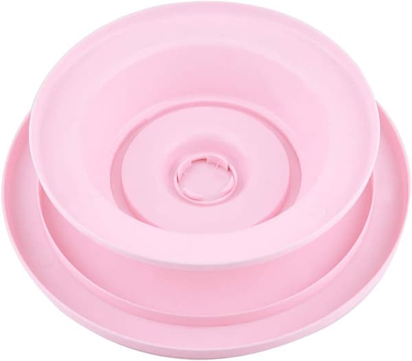 1 stk. Pink Cake montering bord kage drejeskive roterende kage