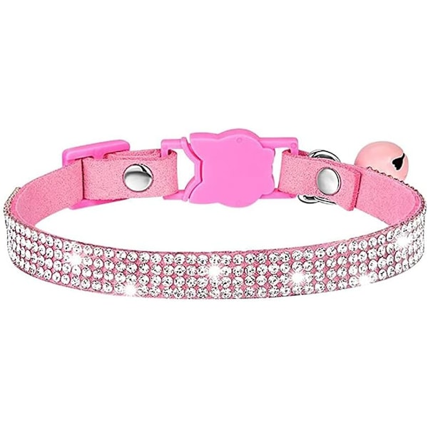 Cat Collars,Rhinestone for Girl Cats Bling Kitten Flower Adjustab