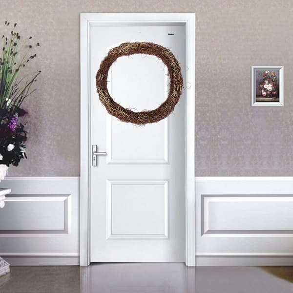 Julepynt DIY naturlige tørrede vinranke krans Jul