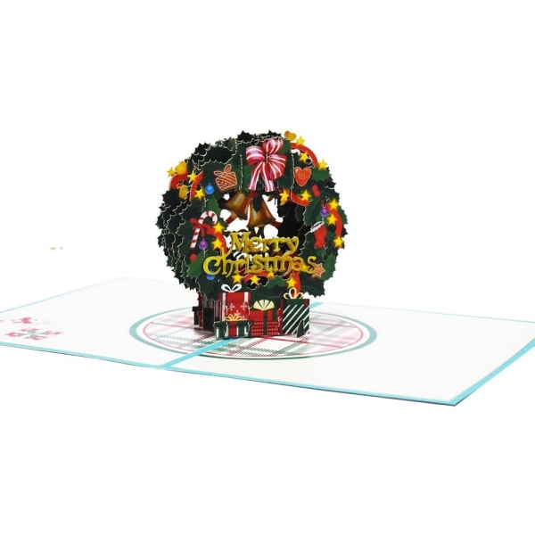 1 styck Julhälsningskort - 3D Pop-up Julhälsningskort