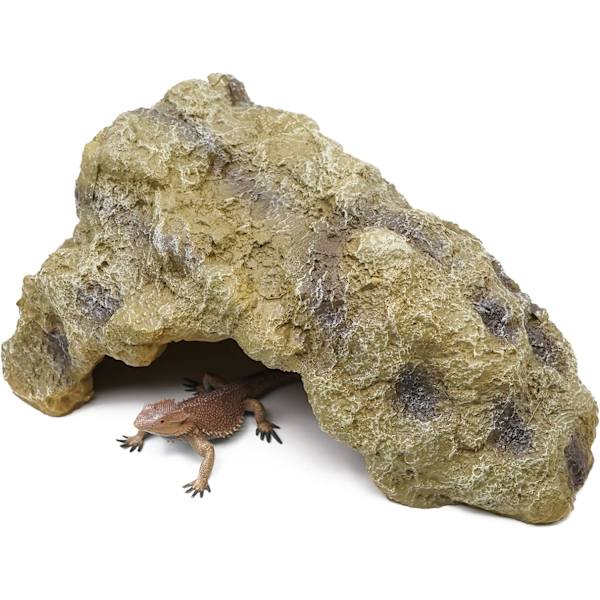 Reptilberg Stengömme Grotta, Gecko Gömställe Landskapssten, Gömma Ödla