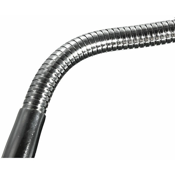 LED-forstørrelsesglas med arm til stativ, sort