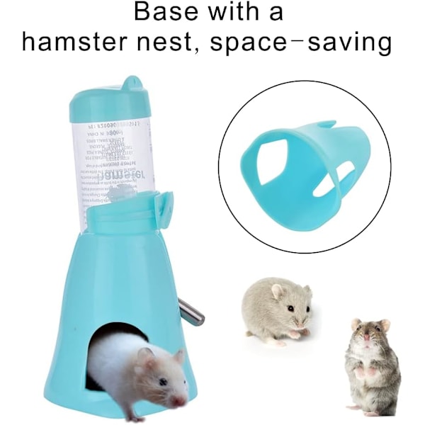 Hamstervattenflaska, Automatisk Matningsflaska för Små Djur med