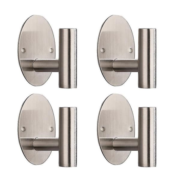4 stk. Badehåndklekroker, Rustfritt Stål Badehåndklekroker