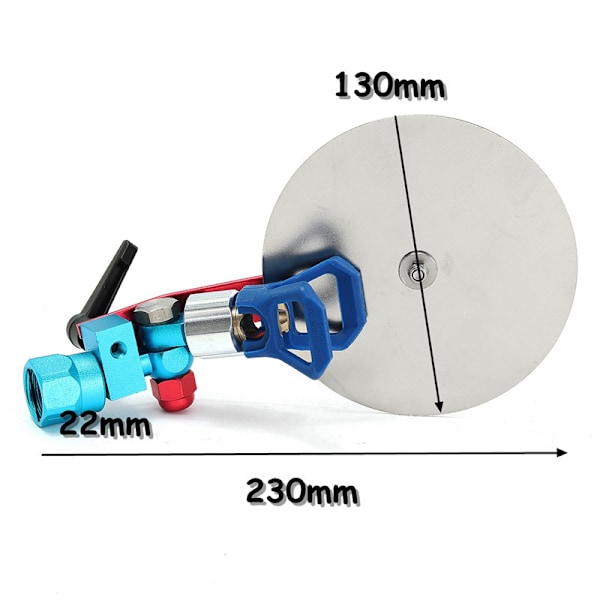 Högtrycks Airless Sprutspackel Maskin Deflektor (Deflektor (Munstycke Ingår) + 20cm Förlängningsstång) Sprutpistol Di