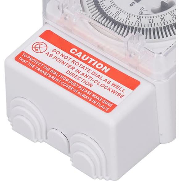 Mekanisk timer, 24-timmars cykel, 15-minuters intervall, klocktyp, exakt industriell timer, AC220V-synkronisering