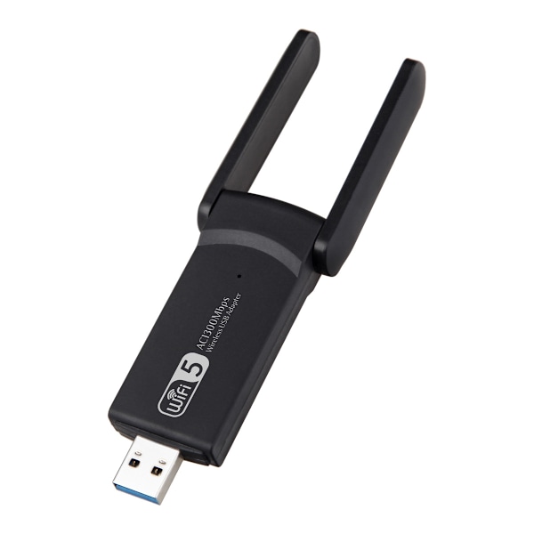 1300Mbps 2.4G/5G Dual Band USB 3.0 WiFi-adapter med antenn