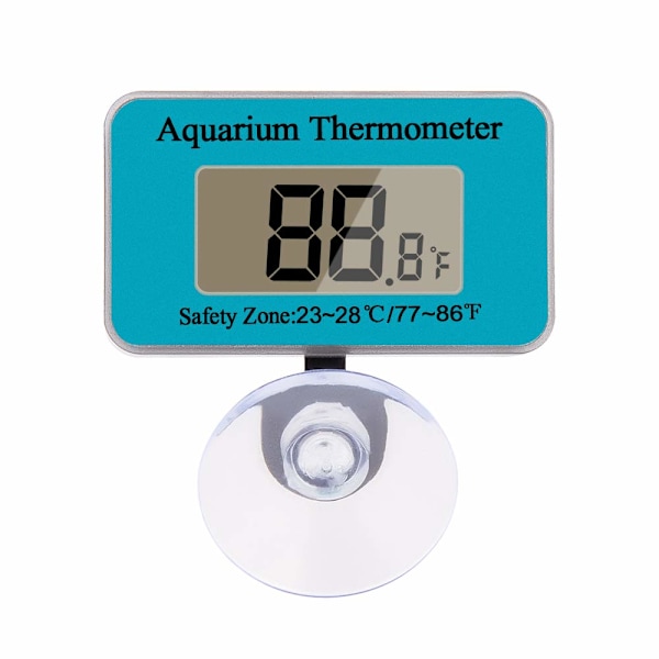 Akvariumtermometer med sugekopp