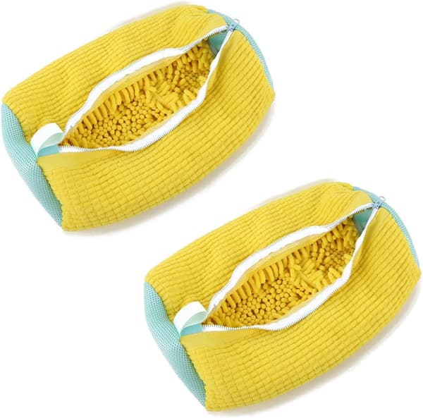 2-pack tvättbar bomullsskosäck antideformation tvättnät