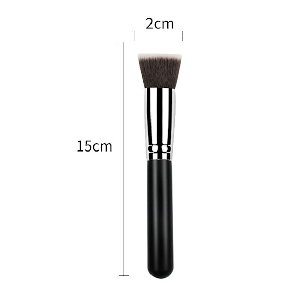 Foundationborste, Makeupborste, Konturborste, Kan Användas På