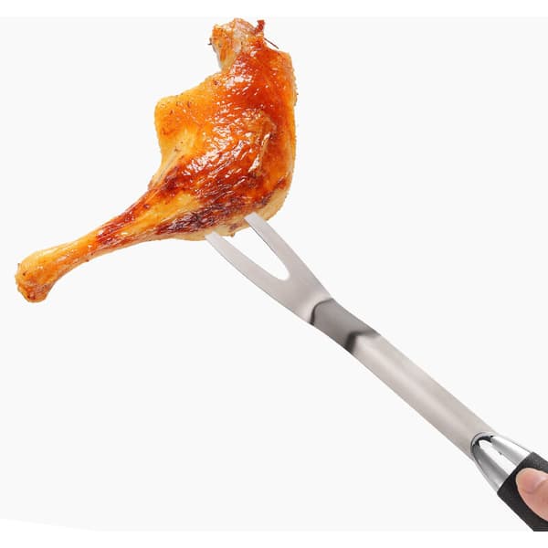 3-delt grilltilbehørssæt, grilltang, spartel og gaffel
