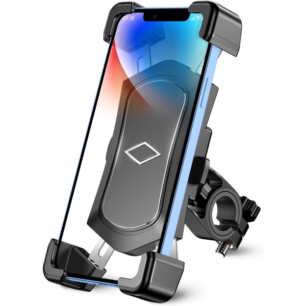 360° mobiltelefonhållare, vibrationsdämpande rostfritt stål