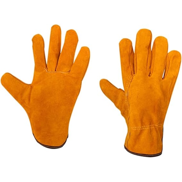 Isoleringshandskar Handvärmare Uppvärmda Brännare Svetsarhandskar Tillbehör Resistent Orange, 1 Par