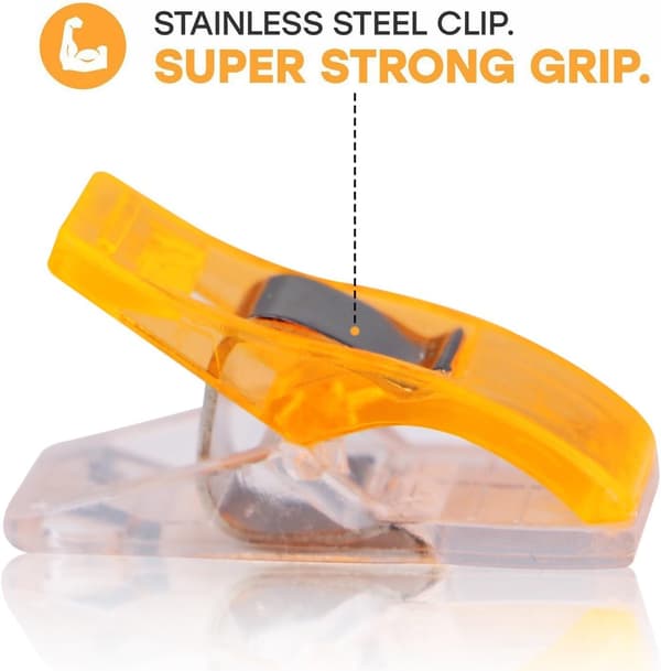 Magic Clips - 100 per pakk Multifunksjons syklipper Binding