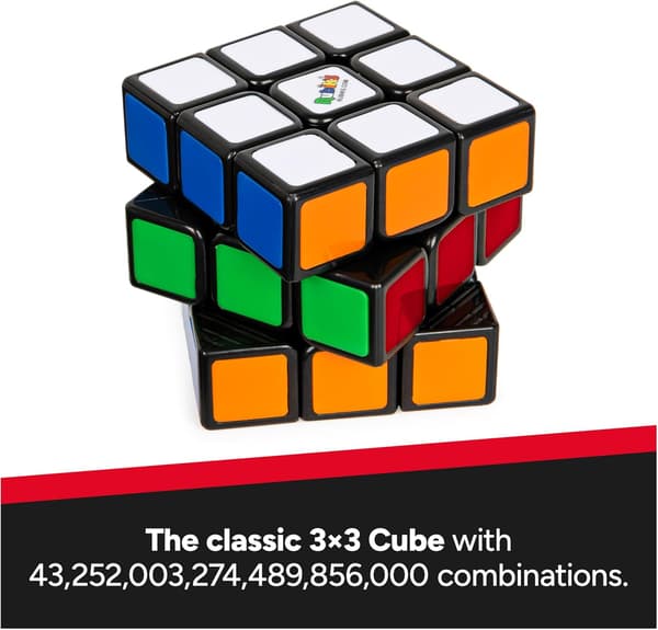Spil Rubik's Cube, den originale 3x3 farvematchende puslespil, klassisk terning til problemløsning