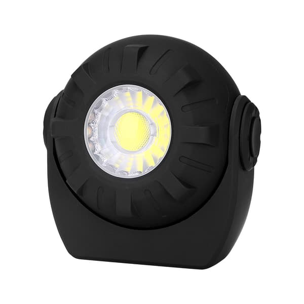 1 stk LED COB oppladbart arbeidslys 3-trinns rødt lys hvitt