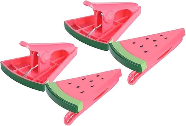 4 stk Strandhåndkle Klips (Vannmelon), Egnet for Badende