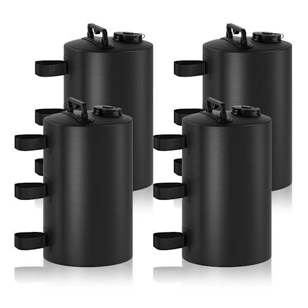Bärbar 10 liters vattenpåse vindtät fixerad kronvikt för pop-up tält utomhus