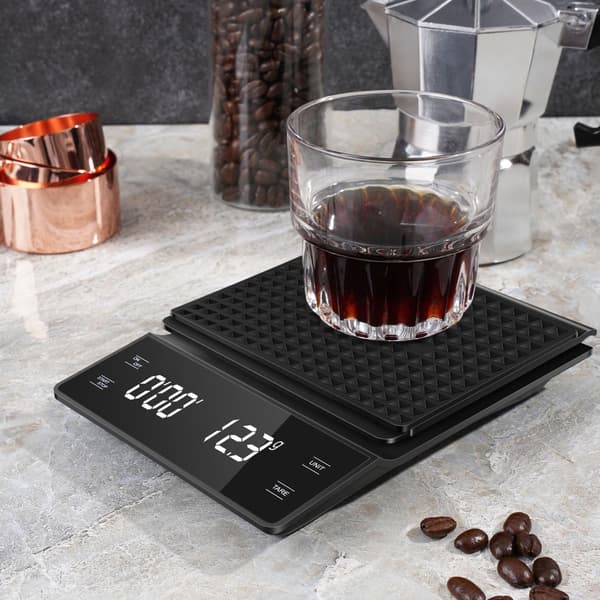 Kaffevægt med Timer 3kg/0,1g