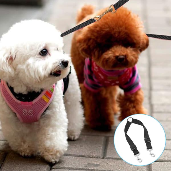 1 dobbelt-ende justerbar hundelead
