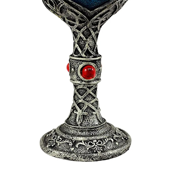 Blå Remus Grå Keltisk Vargglas Magisk 7oz Vinglas Goblet Cup,