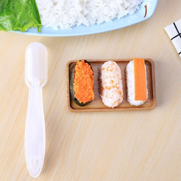 2 st Sushiformar, Kök Bento Sushiform Verktyg Kvadratisk Risboll
