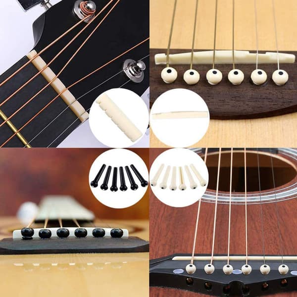 Gitarrstämmklämmor Plektrum Fingersticks Strängar 3-i-1 Sträng