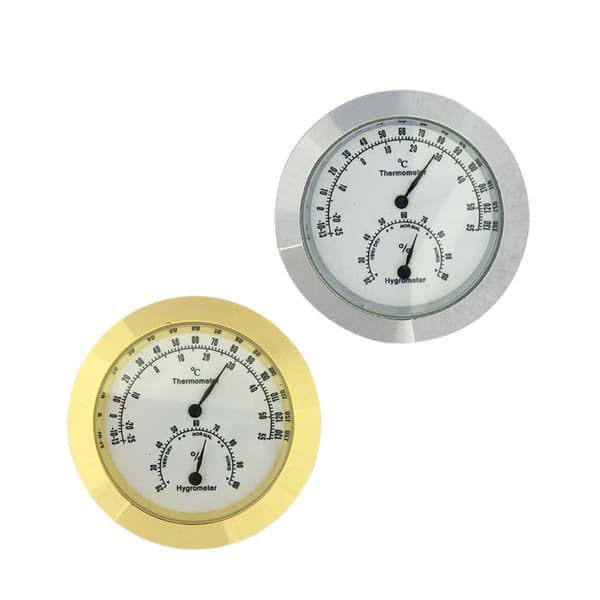 2 stk. violin termometer hygrometer stålkasse tysk