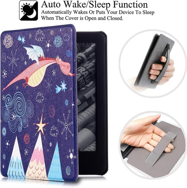 Etui til Kindle Paperwhite123, PU Læder (Asuka)