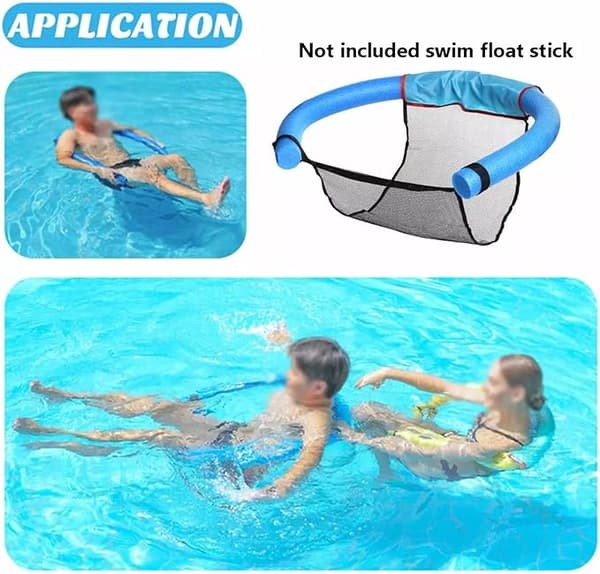 1 Stk. Svømme Stol Mesh Dæksel Flydende Mesh Pool Stol