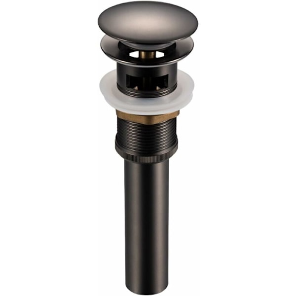 Vaskepropp med overløp Click Clack Avløpsplugg Messing 1 1/4 Click Clack Vaskepropp