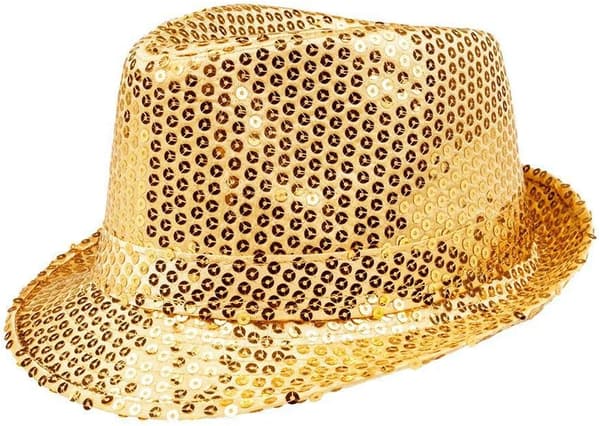 Glitterhatt, unisex, discooutfit, discotillbehör, karneval, förklädnad