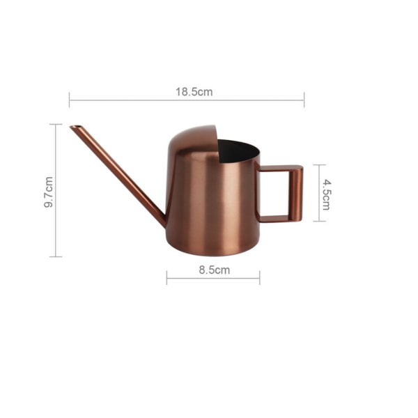 Vandkande i rustfrit stål 300 ML Lang tud Vandkande Mini