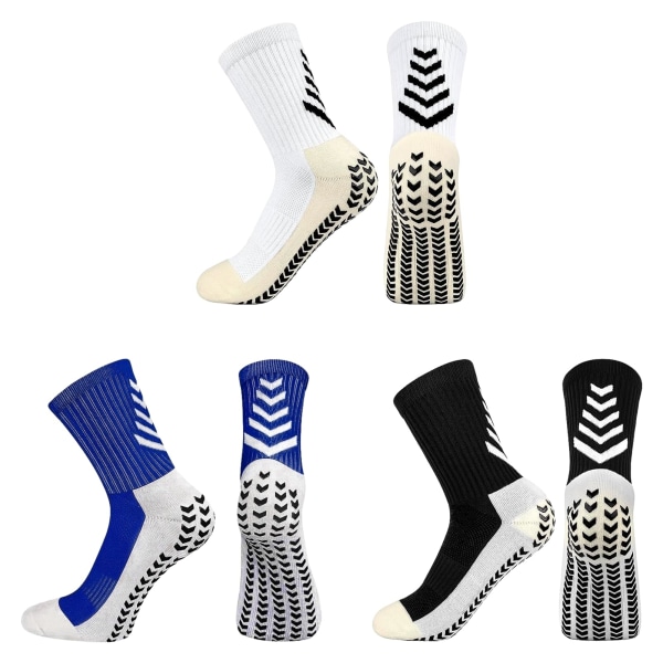 3 pairs of non-slip socks to gain edge grip