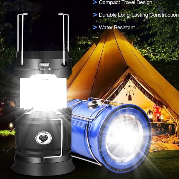 Bærbar LED Campinglykt - Ultra Lys USB Oppladbar