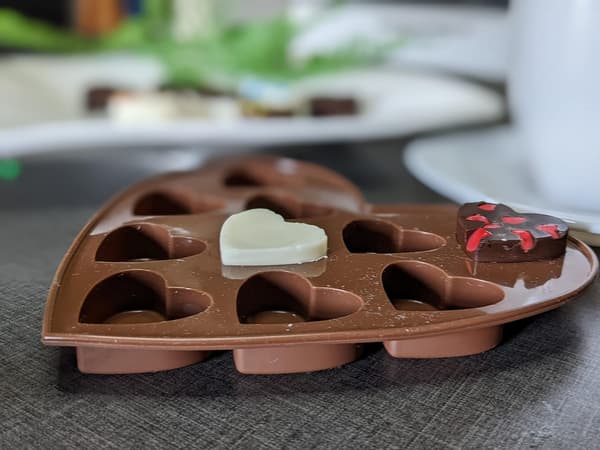 Sjove formede slikforme til chokoladeform (HJERTEFORM)