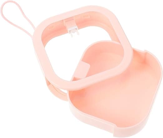 1 rosa liten rese-småskåp mini smyckeskrin ringförvaring