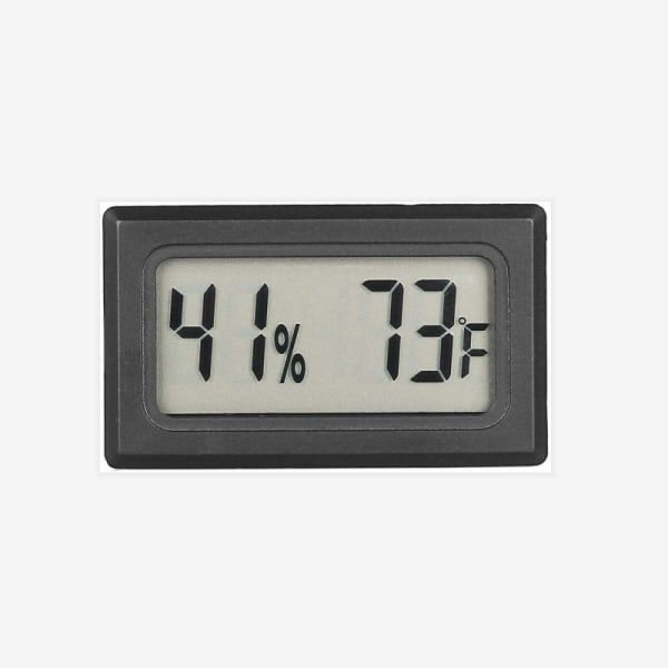 En mini hygrometer hygrometer termometer LCD digital indendørs