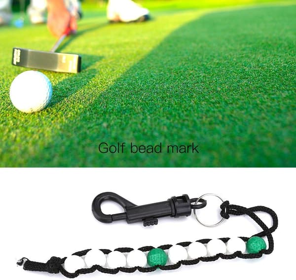 Golfbold-Tæller til Slag og Score, 2-delt/pose Golfbold
