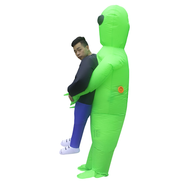 Oppustelig Alien Kostume til Børn Højde 160-200cm Ekstra