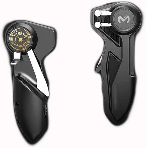 2 st Tablet Speljoystick Trigger Grepp 6 Fingrar L1R1 Skytte