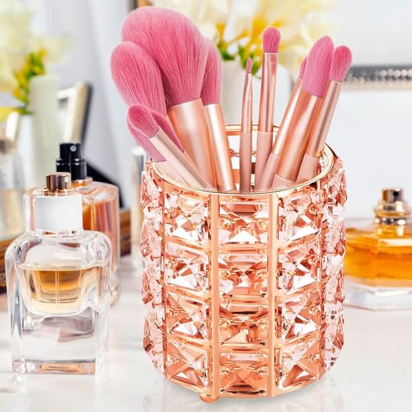 Makeupbørstebeholder Rose Guld Makeupramme Rose Guld Tilbehør