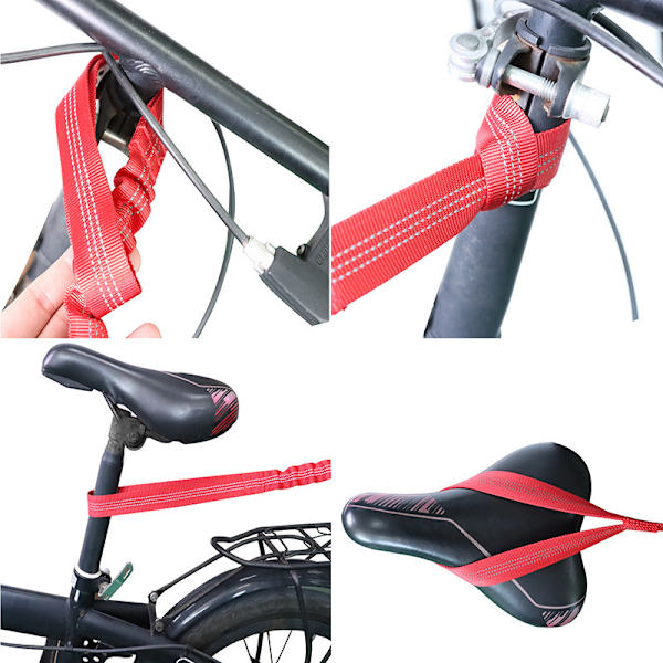 Cykel Nylon Elastisk Dragsnöre - Mountainbike Triangulär Väska