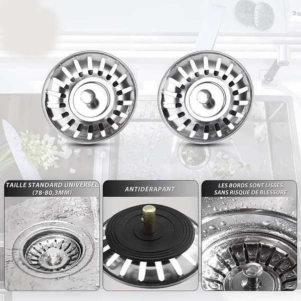 Diskhonsskydd Köksdiskhonsskydd - 79 MM - Universal Rostfritt Stål