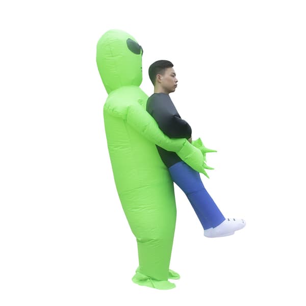 Oppblåsbart Alien-kostyme for barn Høyde 160-200cm Ekstra